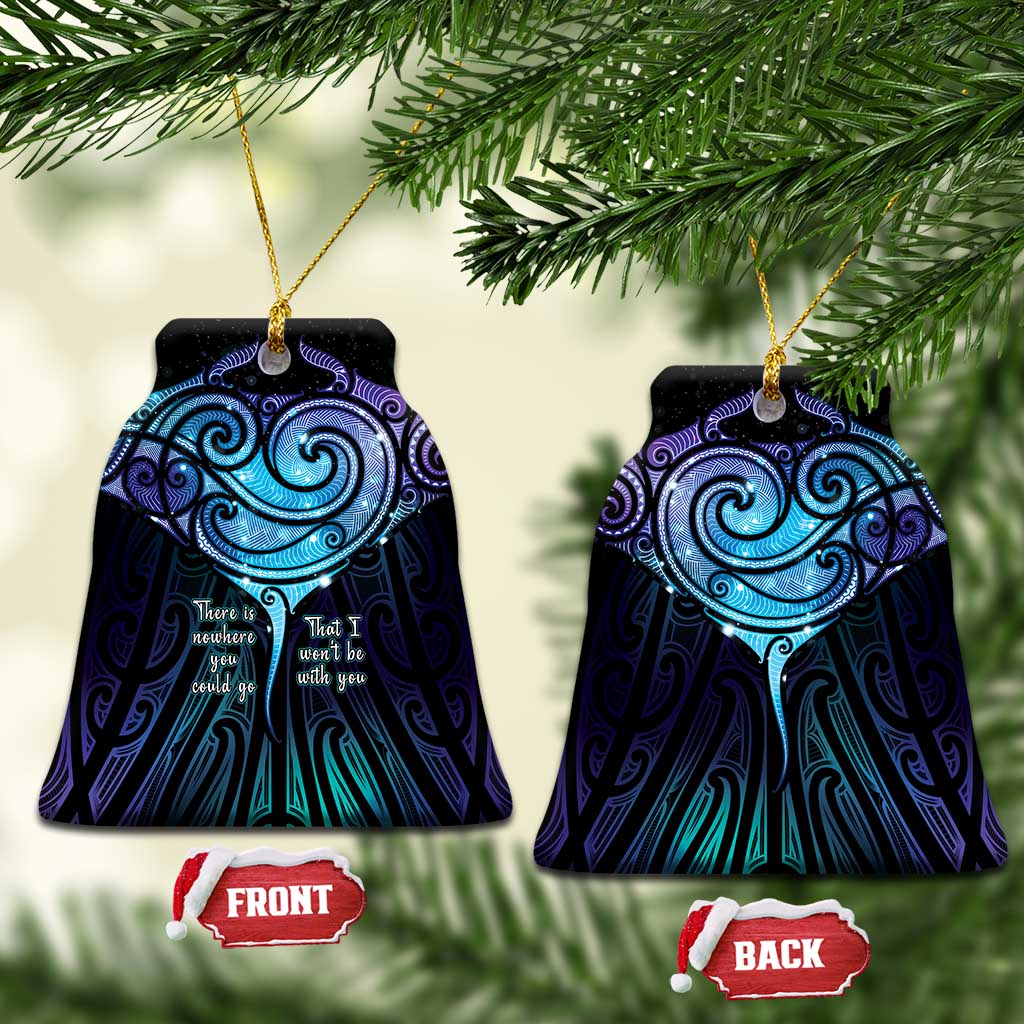 Aotearoa Maori Te Whai Rahi Ceramic Ornament Tala - Nowhere You Could Go That I Won't Be With You - Polynesian Pride
