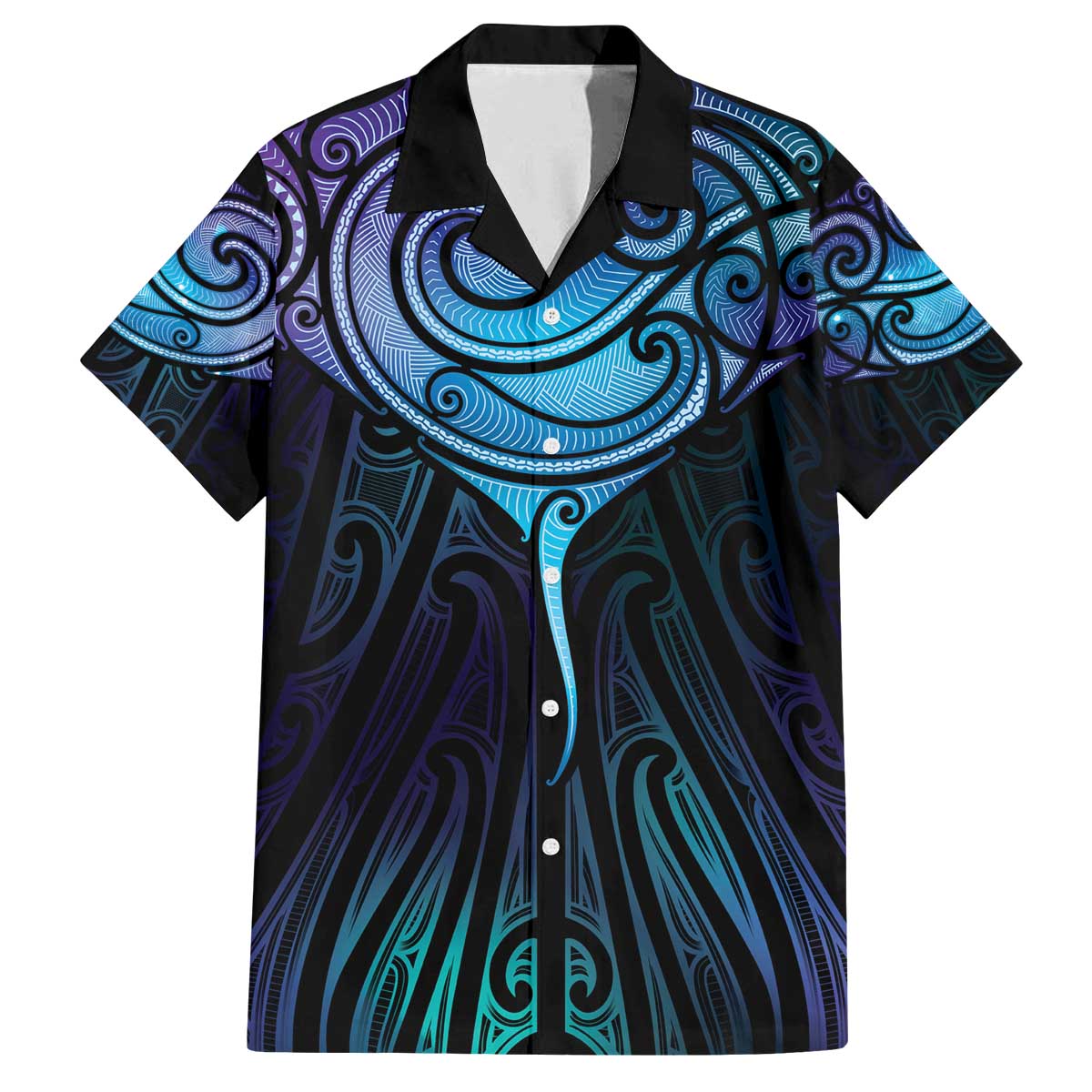 Aotearoa Maori Te Whai Rahi Family Matching Off The Shoulder Long Sleeve Dress and Hawaiian Shirt Tala - Nowhere You Could Go That I Won't Be With You - Polynesian Pride