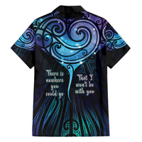 Aotearoa Maori Te Whai Rahi Family Matching Off The Shoulder Long Sleeve Dress and Hawaiian Shirt Tala - Nowhere You Could Go That I Won't Be With You - Polynesian Pride