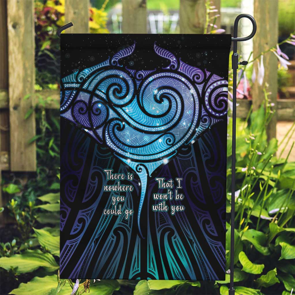 Aotearoa Maori Te Whai Rahi Garden Flag Tala - Nowhere You Could Go That I Won't Be With You - Polynesian Pride