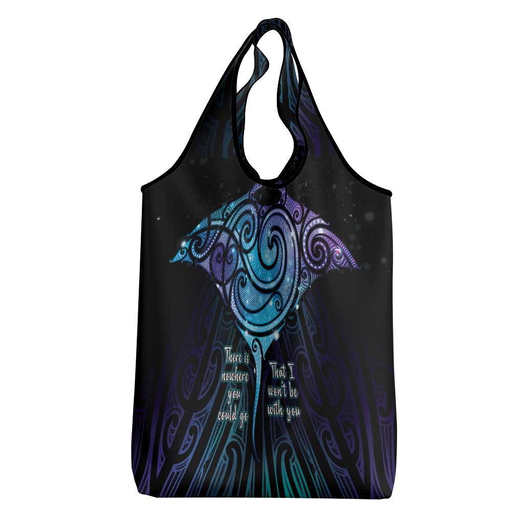Aotearoa Maori Te Whai Rahi Grocery Bag Tala - Nowhere You Could Go That I Won't Be With You - Polynesian Pride