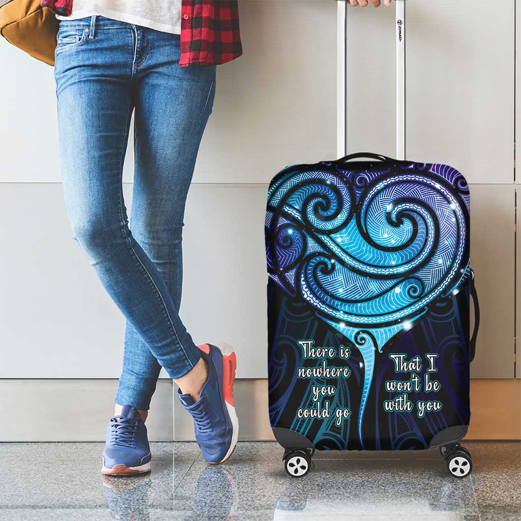 Aotearoa Maori Te Whai Rahi Luggage Cover Tala - Nowhere You Could Go That I Won't Be With You - Polynesian Pride