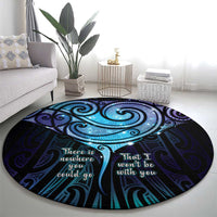 Aotearoa Maori Te Whai Rahi Round Carpet Tala - Nowhere You Could Go That I Won't Be With You LT7 - Polynesian Pride