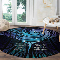 Aotearoa Maori Te Whai Rahi Round Carpet Tala - Nowhere You Could Go That I Won't Be With You LT7 - Polynesian Pride