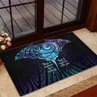 Aotearoa Maori Te Whai Rahi Rubber Doormat Tala - Nowhere You Could Go That I Won't Be With You - Polynesian Pride