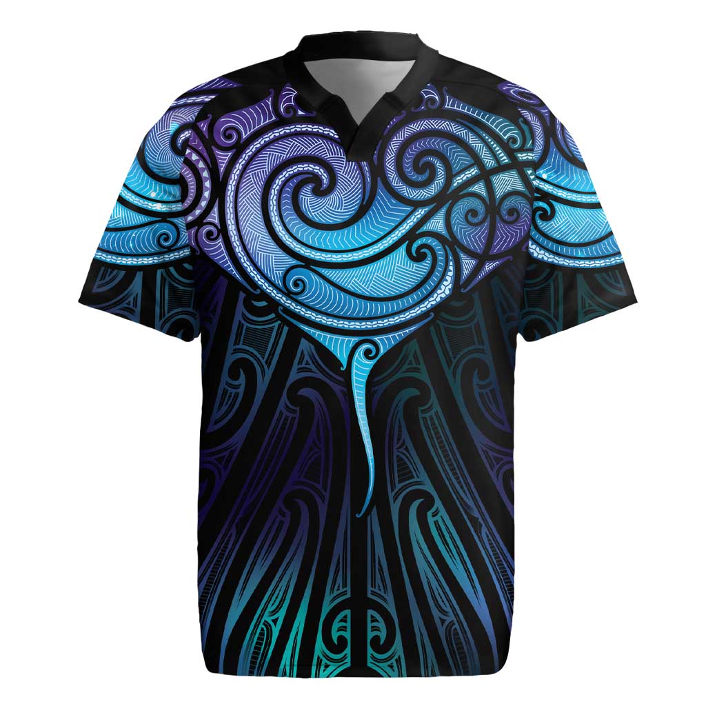 Aotearoa Maori Te Whai Rahi Rugby Jersey Tala - Nowhere You Could Go That I Won't Be With You - Polynesian Pride