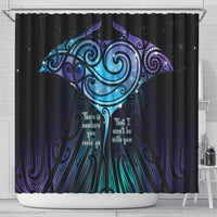 Aotearoa Maori Te Whai Rahi Shower Curtain Tala - Nowhere You Could Go That I Won't Be With You LT7 - Polynesian Pride