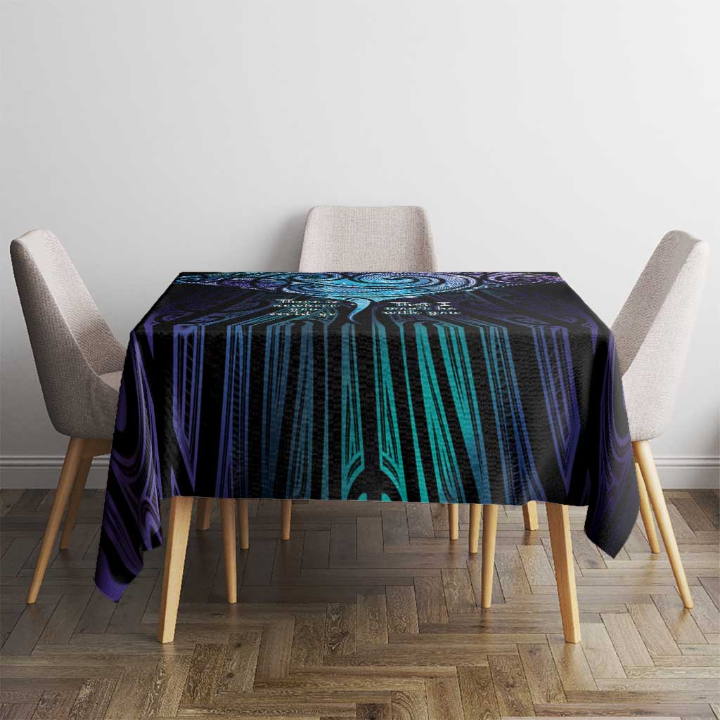Aotearoa Maori Te Whai Rahi Tablecloth Tala - Nowhere You Could Go That I Won't Be With You - Polynesian Pride