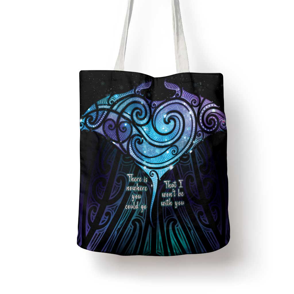 Aotearoa Maori Te Whai Rahi Tote Bag Tala - Nowhere You Could Go That I Won't Be With You - Polynesian Pride