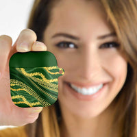 Polynesian Puakeniken Pikake Twisted Lei AirPods Case Emerald LT7 - Polynesian Pride