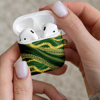 Polynesian Puakeniken Pikake Twisted Lei AirPods Case Emerald LT7 - Polynesian Pride