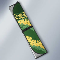Polynesian Puakeniken Pikake Twisted Lei Auto Sun Shade Emerald LT7 - Polynesian Pride