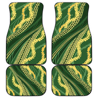 Polynesian Puakeniken Pikake Twisted Lei Car Mats Emerald - Polynesian Pride