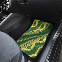 Polynesian Puakeniken Pikake Twisted Lei Car Mats Emerald - Polynesian Pride