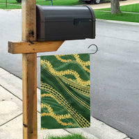 Polynesian Puakeniken Pikake Twisted Lei Garden Flag Emerald LT7 - Polynesian Pride