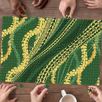 Polynesian Puakeniken Pikake Twisted Lei Puzzle Emerald LT7 - Polynesian Pride