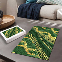 Polynesian Puakeniken Pikake Twisted Lei Puzzle Emerald LT7 - Polynesian Pride