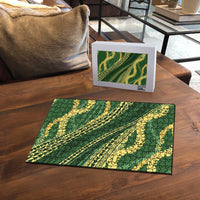 Polynesian Puakeniken Pikake Twisted Lei Puzzle Emerald LT7 - Polynesian Pride