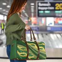 Polynesian Puakeniken Pikake Twisted Lei Travel Bag Emerald LT7 - Polynesian Pride