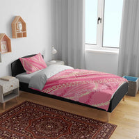 Polynesian Puakeniken Pikake Twisted Lei Bedding Set Rose Pink - Polynesian Pride