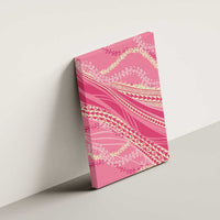 Polynesian Puakeniken Pikake Twisted Lei Canvas Wall Art Rose Pink - Polynesian Pride