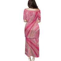 Polynesian Puakeniken Pikake Twisted Lei Puletasi Rose Pink - Polynesian Pride