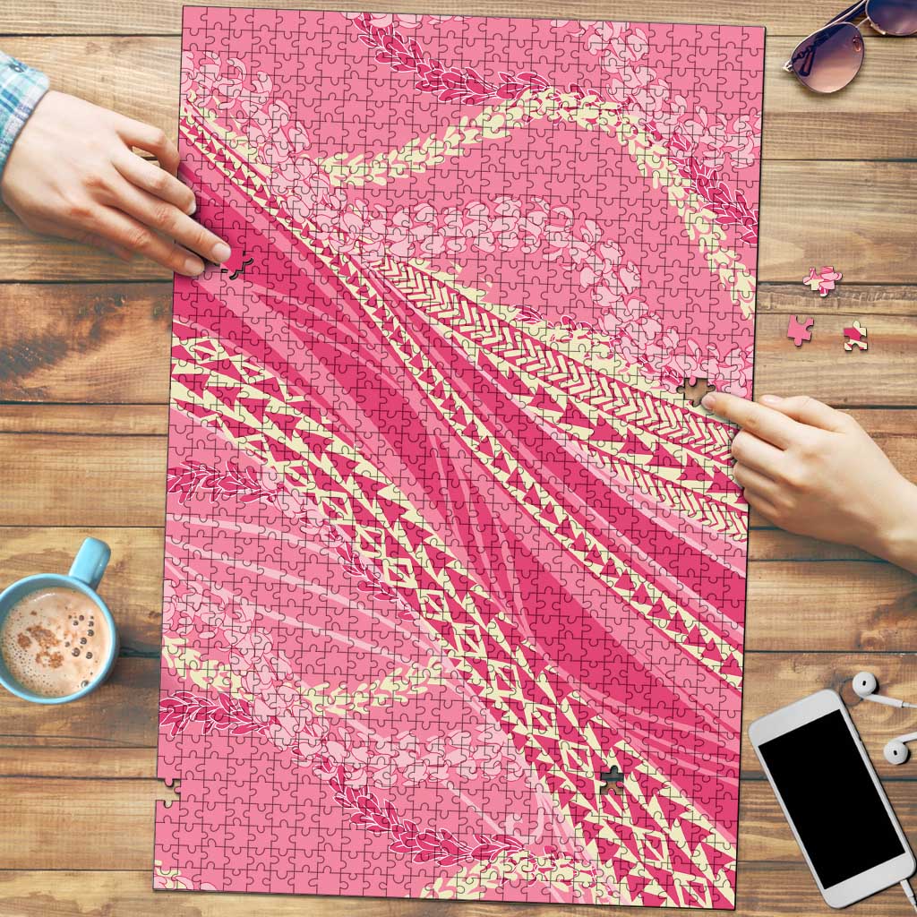Polynesian Puakeniken Pikake Twisted Lei Puzzle Rose Pink LT7 Rose Pink - Polynesian Pride