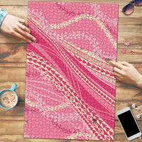 Polynesian Puakeniken Pikake Twisted Lei Puzzle Rose Pink LT7 Rose Pink - Polynesian Pride