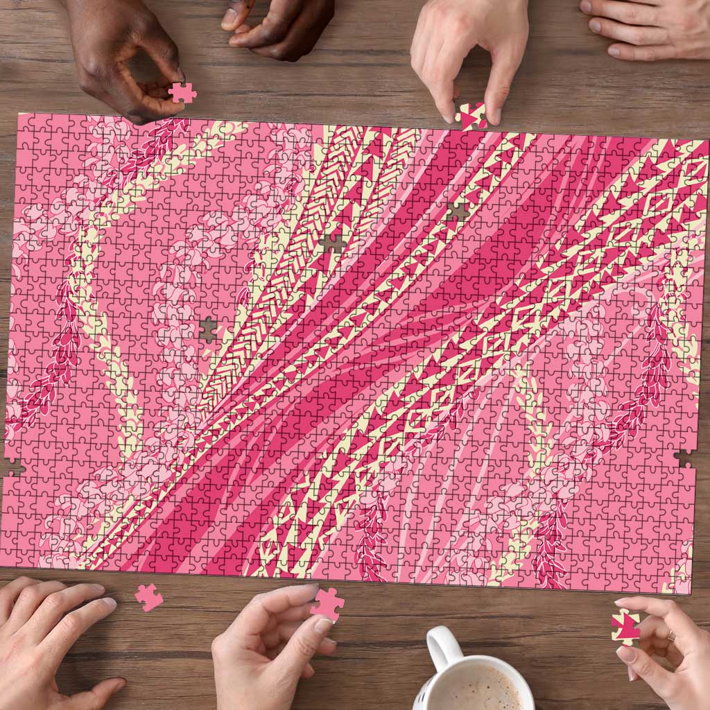 Polynesian Puakeniken Pikake Twisted Lei Puzzle Rose Pink LT7 - Polynesian Pride