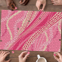 Polynesian Puakeniken Pikake Twisted Lei Puzzle Rose Pink LT7 - Polynesian Pride