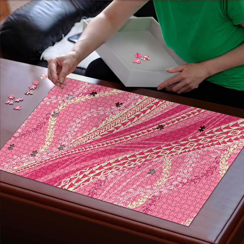 Polynesian Puakeniken Pikake Twisted Lei Puzzle Rose Pink LT7 - Polynesian Pride