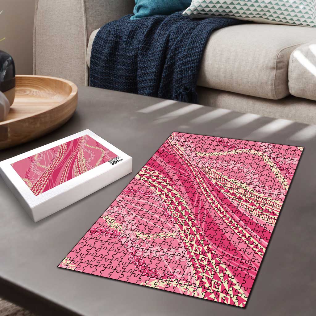 Polynesian Puakeniken Pikake Twisted Lei Puzzle Rose Pink LT7 - Polynesian Pride