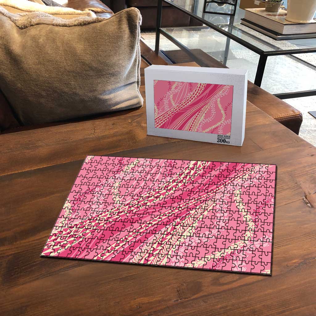 Polynesian Puakeniken Pikake Twisted Lei Puzzle Rose Pink LT7 - Polynesian Pride