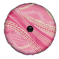 Polynesian Puakeniken Pikake Twisted Lei Spare Tire Cover Rose Pink - Polynesian Pride