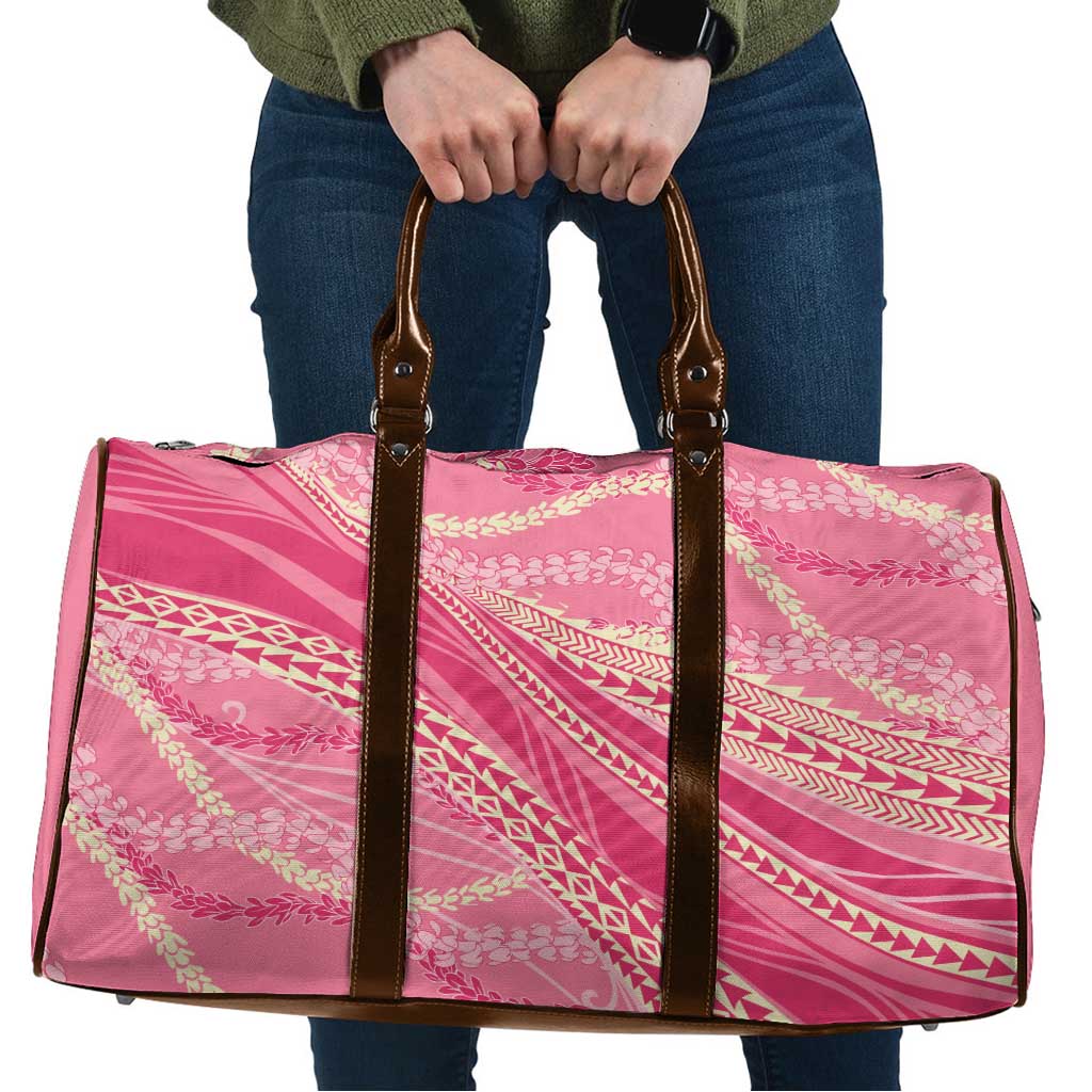 Polynesian Puakeniken Pikake Twisted Lei Travel Bag Rose Pink LT7 Rose Pink - Polynesian Pride