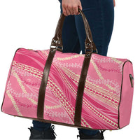 Polynesian Puakeniken Pikake Twisted Lei Travel Bag Rose Pink LT7 - Polynesian Pride
