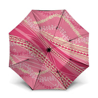 Polynesian Puakeniken Pikake Twisted Lei Umbrella Rose Pink LT7 One Size Folded 11.42 inch Opened Diameter 37.4 inch Rose Pink - Polynesian Pride