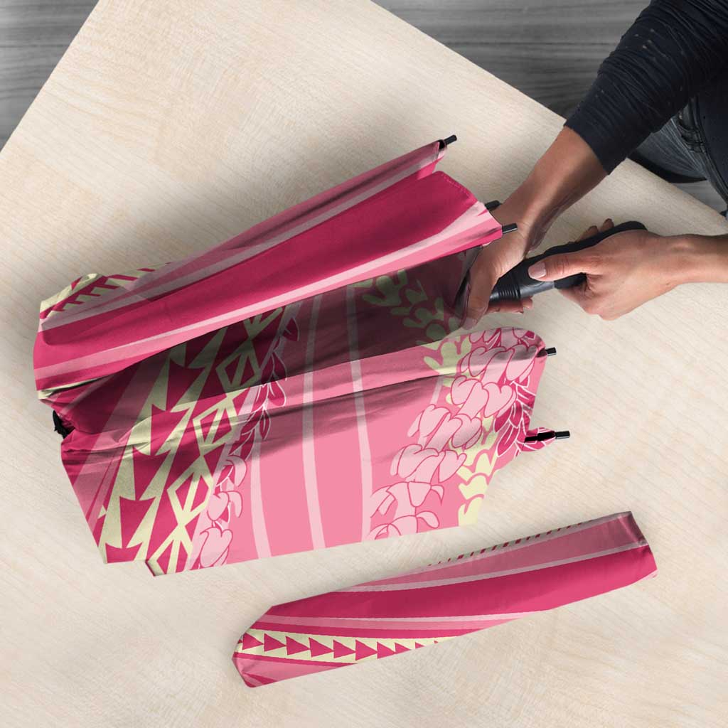 Polynesian Puakeniken Pikake Twisted Lei Umbrella Rose Pink LT7 - Polynesian Pride