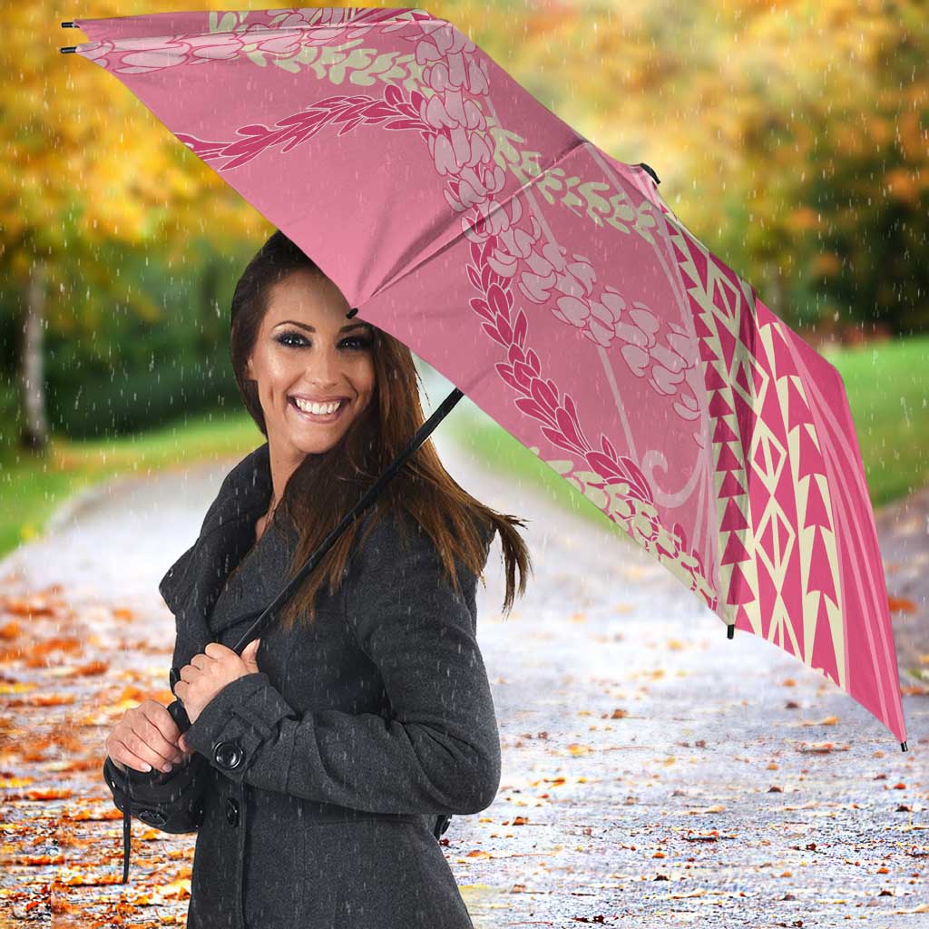 Polynesian Puakeniken Pikake Twisted Lei Umbrella Rose Pink LT7 - Polynesian Pride