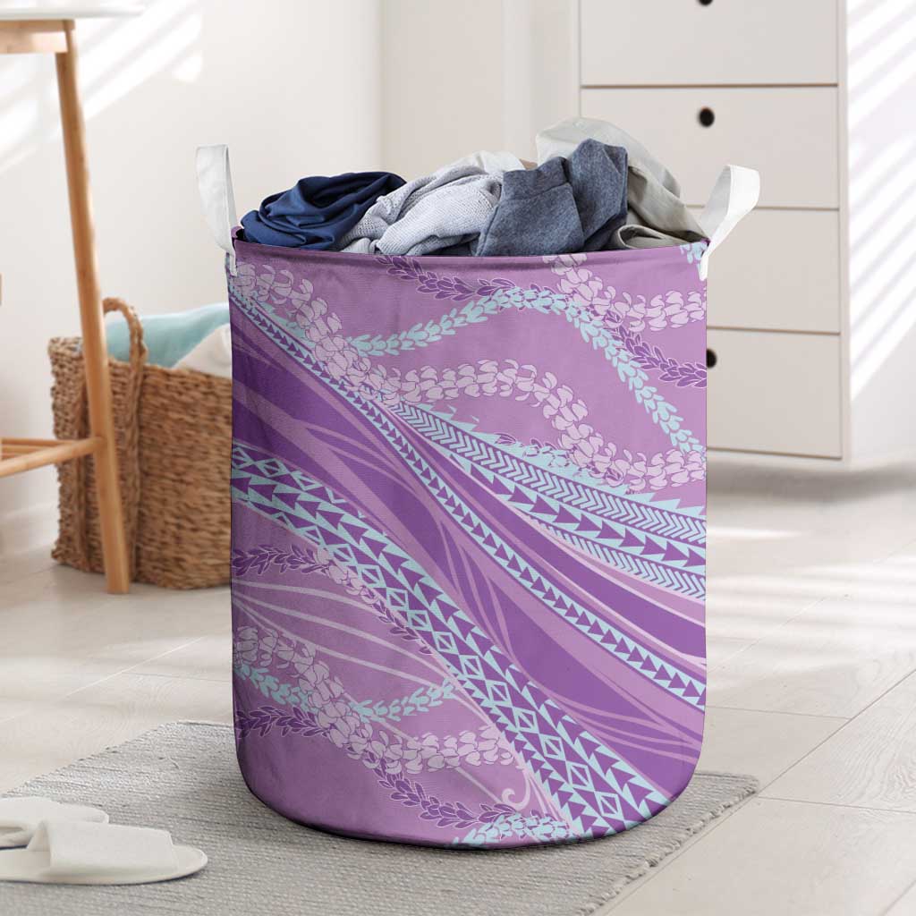 Polynesian Puakeniken Pikake Twisted Lei Laundry Basket Amethys LT7 Amethys - Polynesian Pride