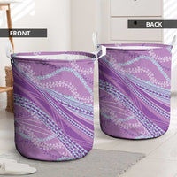 Polynesian Puakeniken Pikake Twisted Lei Laundry Basket Amethys LT7 - Polynesian Pride