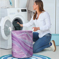 Polynesian Puakeniken Pikake Twisted Lei Laundry Basket Amethys LT7 - Polynesian Pride