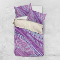 Polynesian Puakeniken Pikake Twisted Lei Bedding Set Amethys LT7 US Twin 172cm x 218cm Amethys - Polynesian Pride