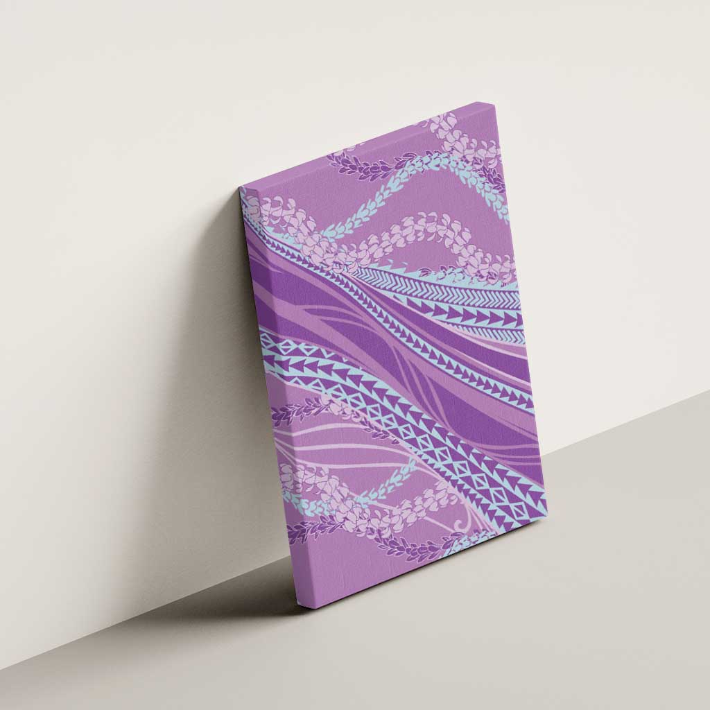 Polynesian Puakeniken Pikake Twisted Lei Canvas Wall Art Amethys - Polynesian Pride