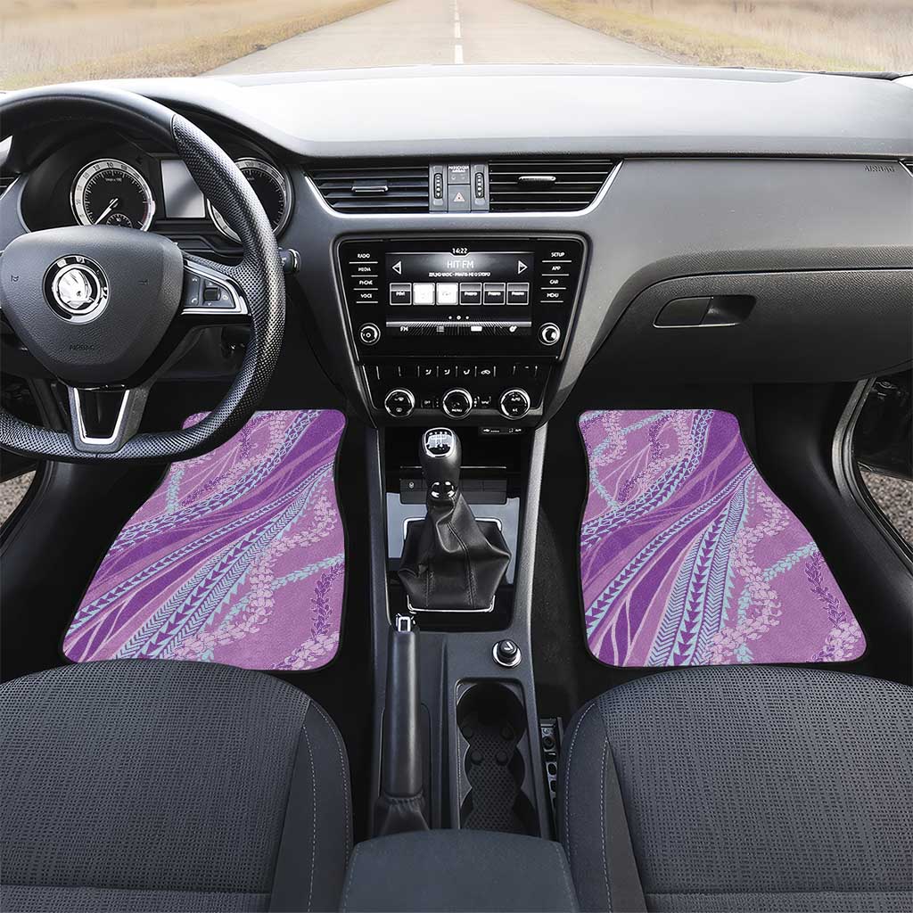 Polynesian Puakeniken Pikake Twisted Lei Car Mats Amethys - Polynesian Pride