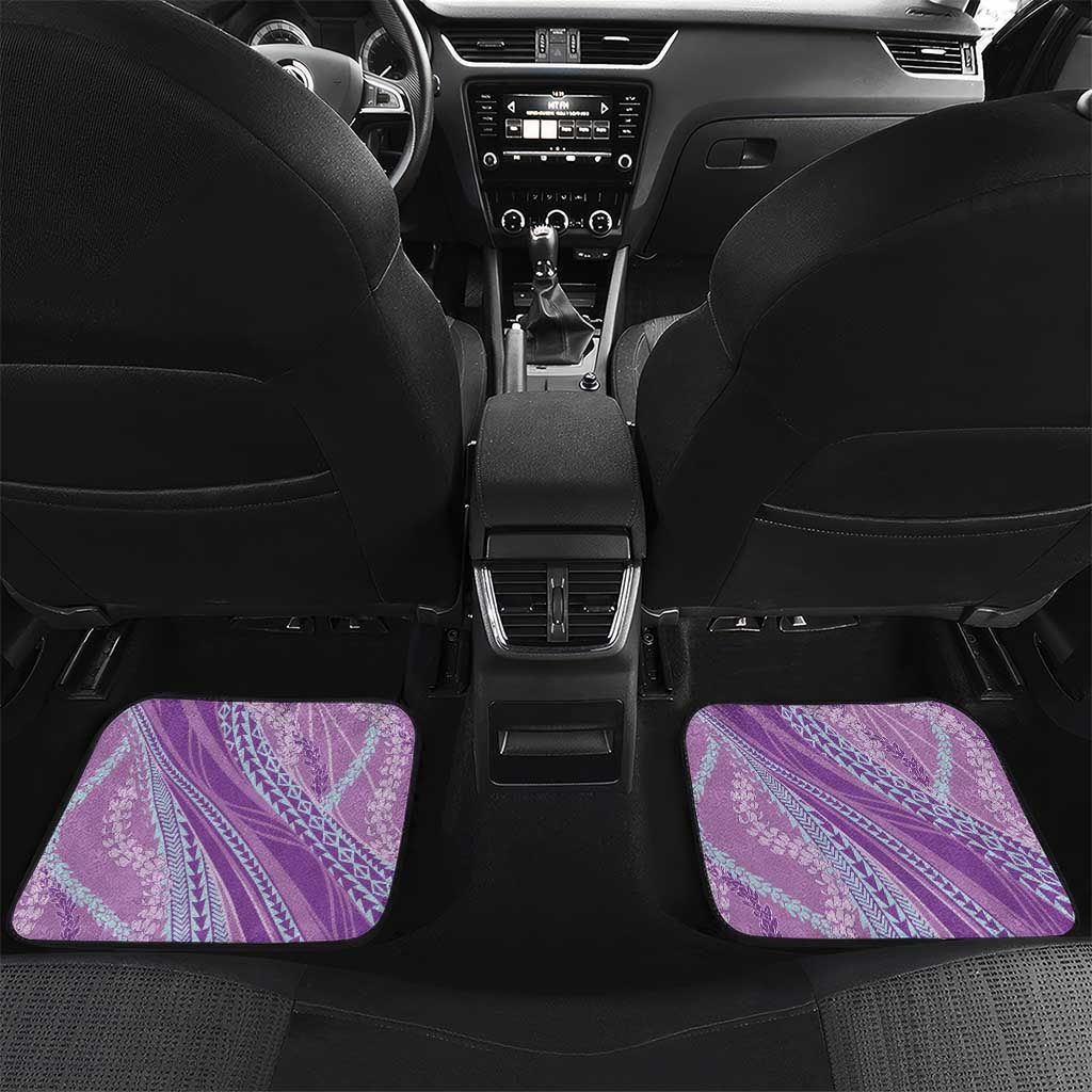 Polynesian Puakeniken Pikake Twisted Lei Car Mats Amethys - Polynesian Pride