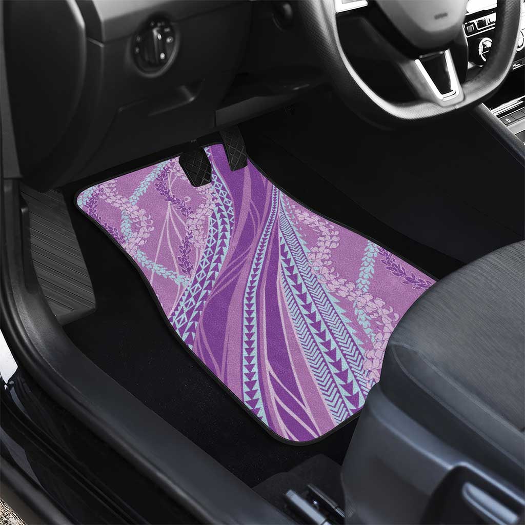 Polynesian Puakeniken Pikake Twisted Lei Car Mats Amethys - Polynesian Pride