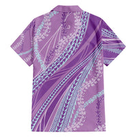 Polynesian Puakeniken Pikake Twisted Lei Hawaiian Shirt Amethys - Polynesian Pride