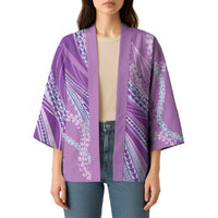Polynesian Puakeniken Pikake Twisted Lei Kimono Amethys - Polynesian Pride
