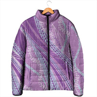Polynesian Puakeniken Pikake Twisted Lei Padded Jacket Amethys LT7 - Polynesian Pride